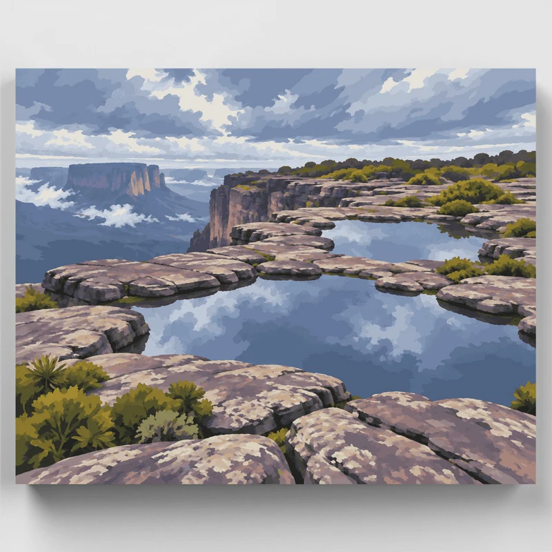 Tepui Summit Pools - Paint by Numbers Kit